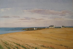 Image of Corn Stubble, Raguenes Plage, Brittany