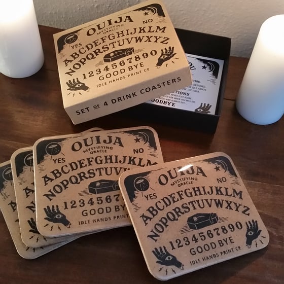 Image of Ouija Board Drink Coasters (Set of 4)