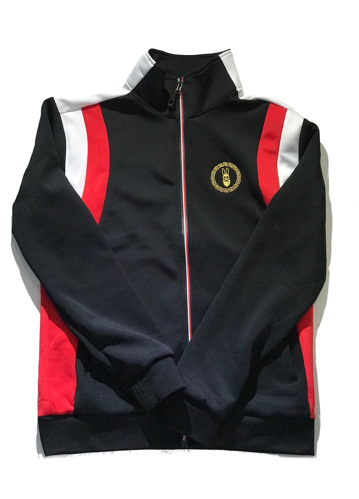 red versace tracksuit