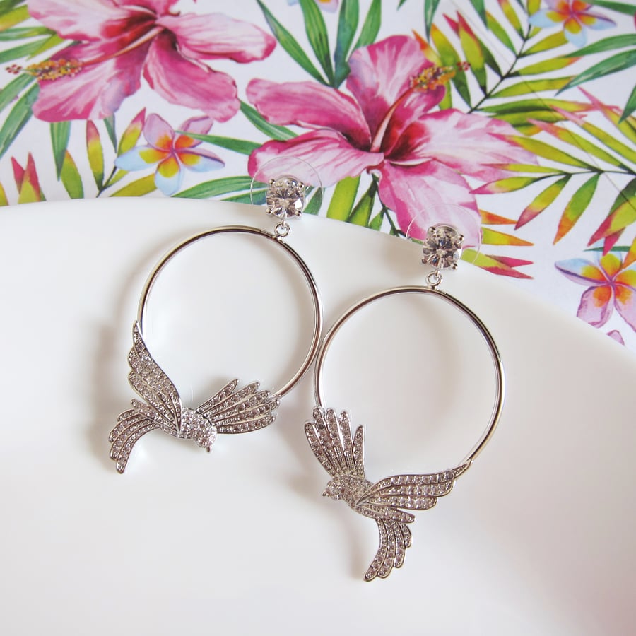 Image of Bird of Paradise earrings