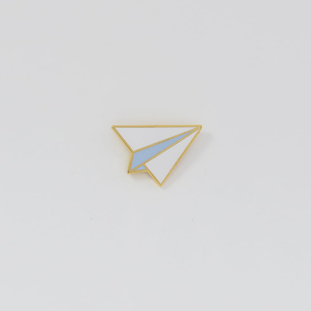 Image of Paper Airplane Pin