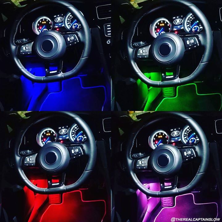 Image of Remote Controlled Color Changing Footwells - Plug & Play LEDs [Fits all cars with halogens-194/921]