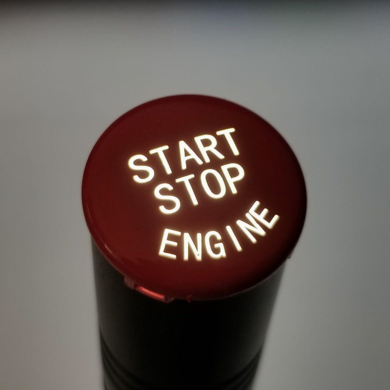 Image of Gloss Red Push Start Button (NEW)