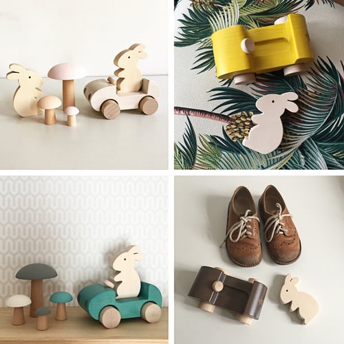 Image of Bunny Car Gris