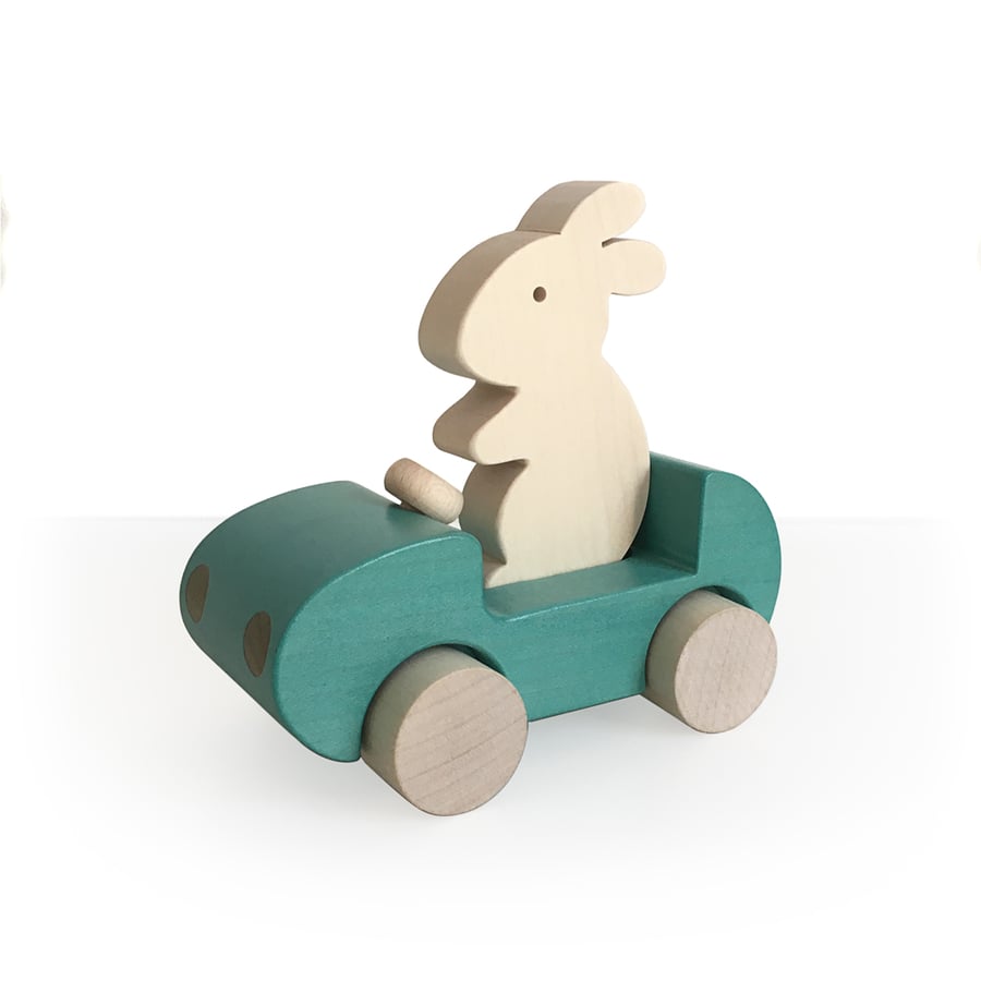 Image of Bunny Car Turquoise