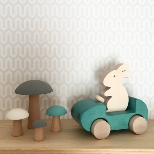 Image of Bunny Car Turquoise