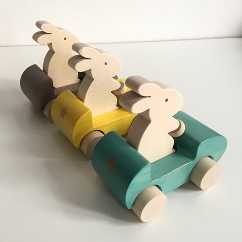 Image of Bunny Car Turquoise