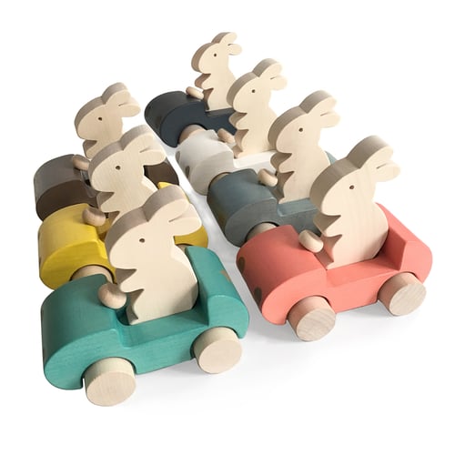 Image of Bunny Car Turquoise