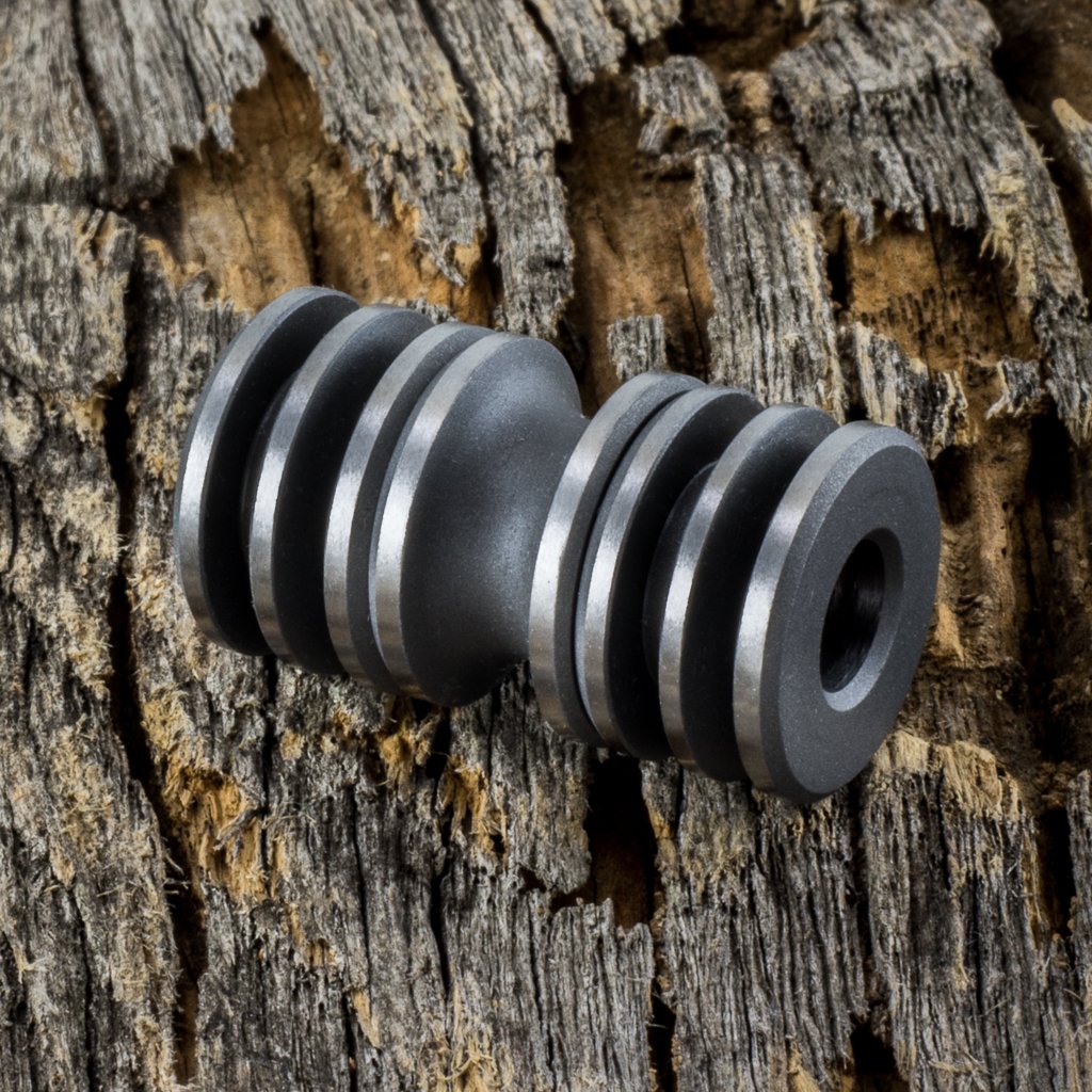 Image of Blasted & Machined Modular Triple Bead Set #1