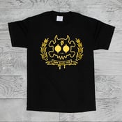 Image of Skull & Bones Crest T-Shirt (Black)