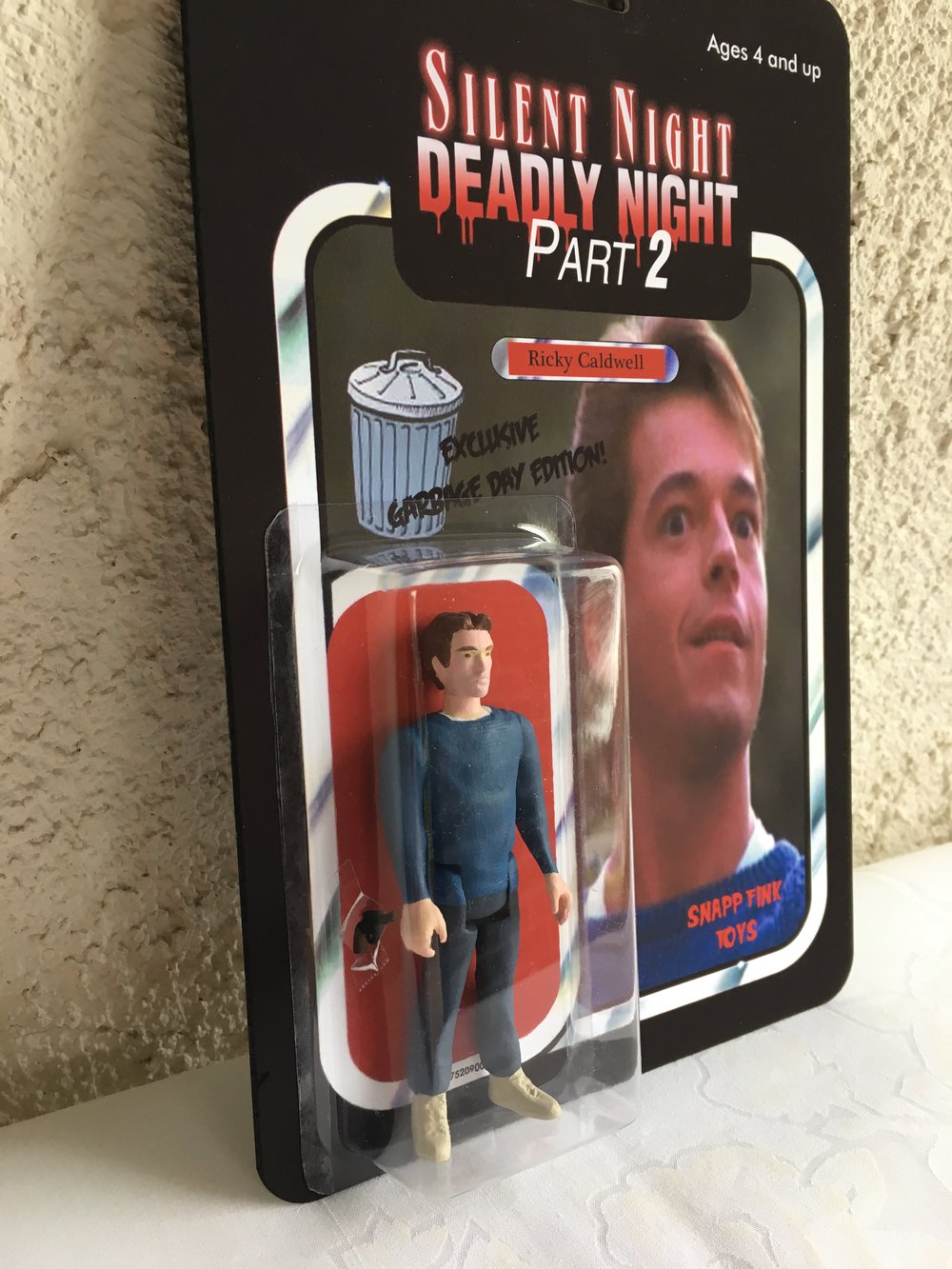 Custom carded Silent Night Deadly Night 2 Ricky Caldwell figure