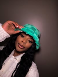Image 2 of My Life, My Rules Green Unisex Warm Bucket Hat