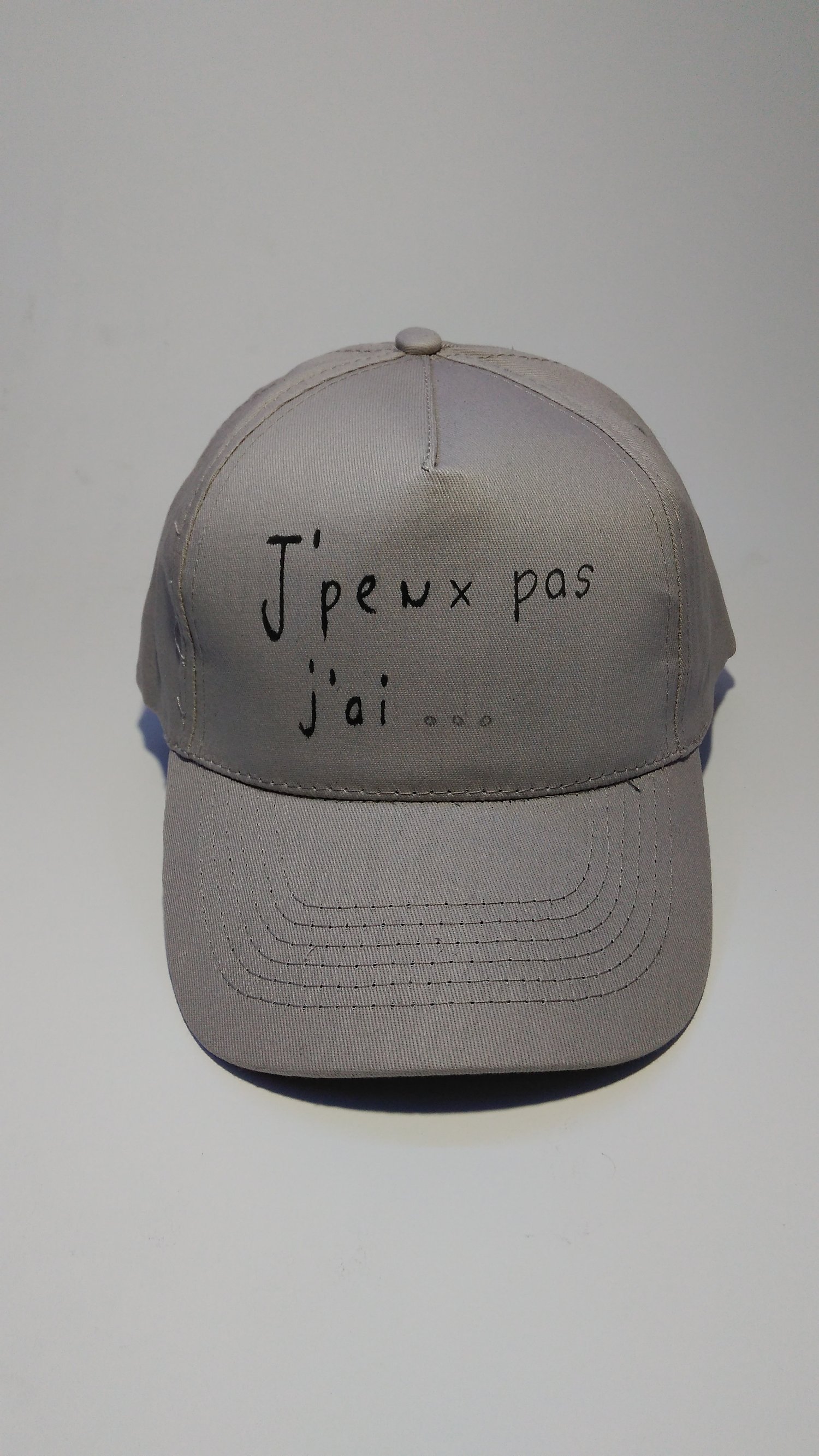 Image of casquette "J'peux pas j'ai..."