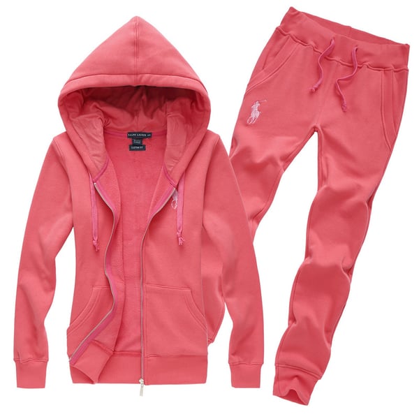 Image of Peach Polo Sweatsuit