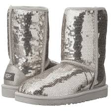Image of Grey sparkle ugg boots