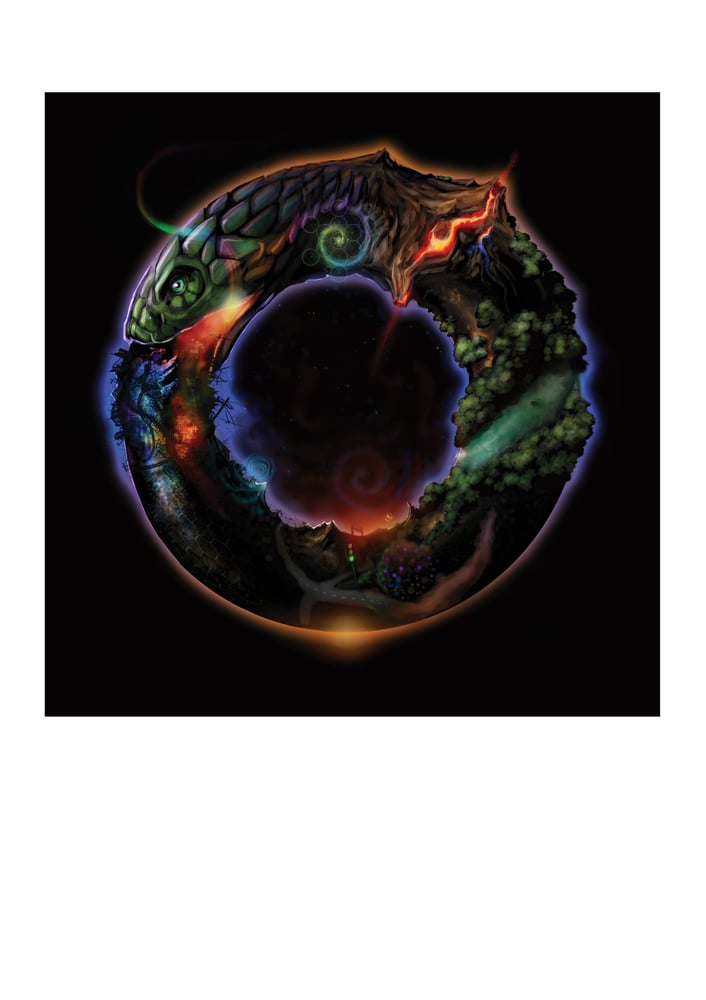 Image of Ouroboros. A2 Giclee Print