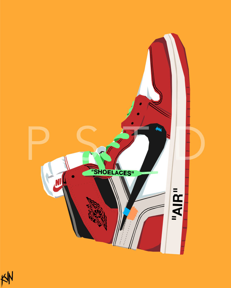 Image of Air Jordan 1 x "Off White" Poster