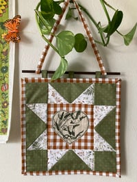 ducks! quilted wall hanging