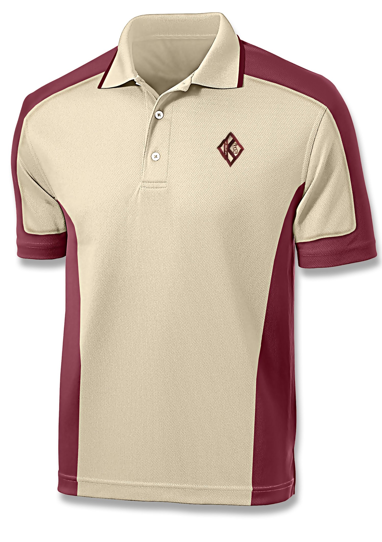 Diamond W Scroll Design Sport Polo Tau Nupes Greek Shop