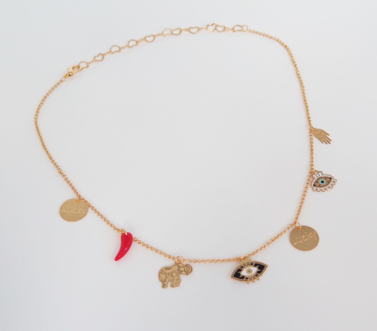 Image of Single Lucky Horn Necklace