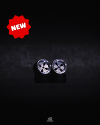 CHROME HEARTS - Forged Alloy 1/64 Wheels + Ultra-Thin Tires