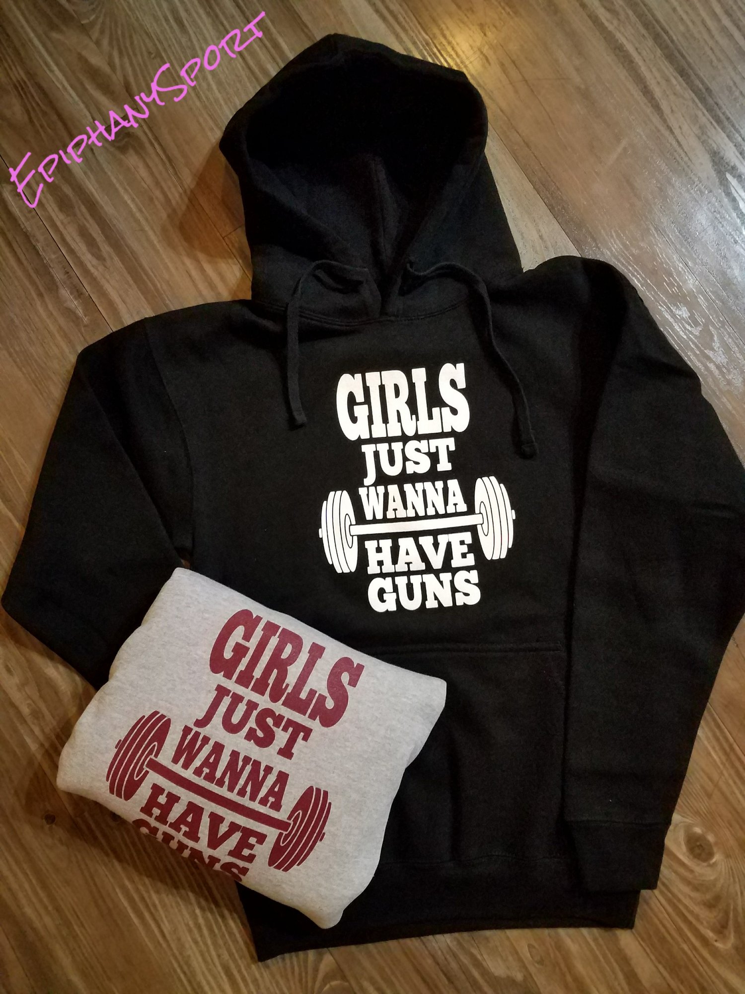 Image of "Girls Just Wanna Have Guns" Hoodie