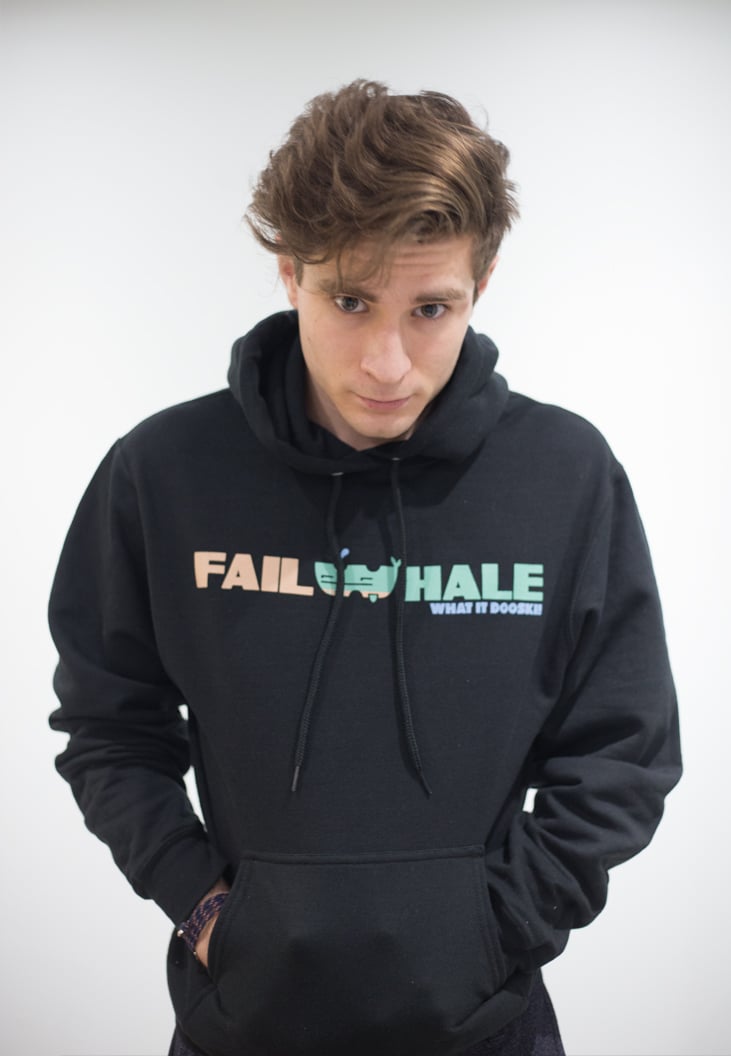 Image of Failwhale 34 Black Pullover Sweater
