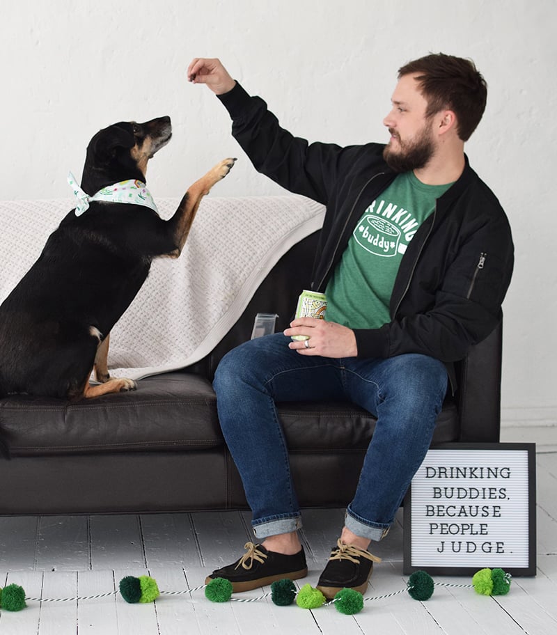 Image of Green Drinking Buddy Tee 