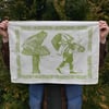 The Earth-dweller tea towel