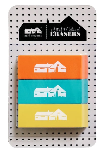 Image of Set of 3 Erasers