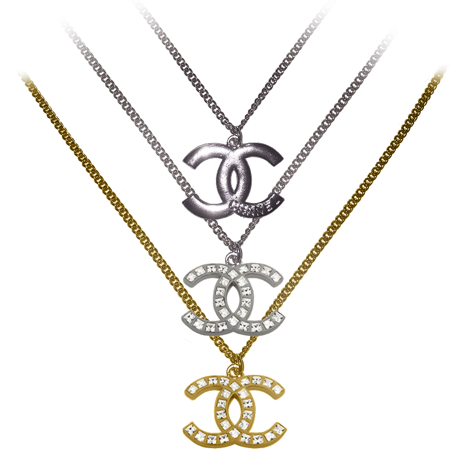 Large crystal CC Pendant – Haute Jewels