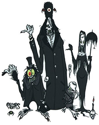 Image of HITCHIKING 4 GHOULS - STICKERS