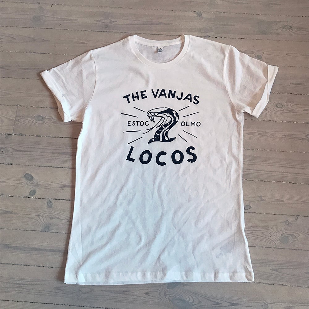 Image of The Vanjas Locos Snake logo T-shirt