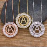 Image 1 of Initial Name Necklace 