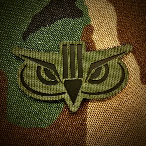 Image of SC[O]UT OWL PATCH - OD GREEN