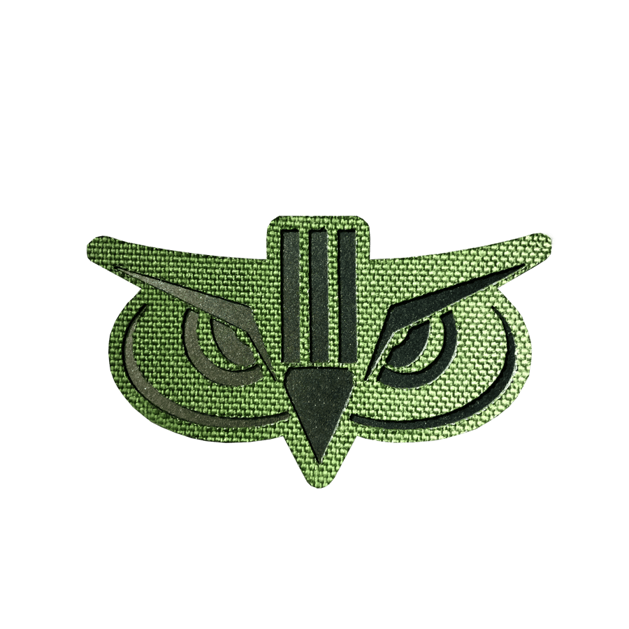 Image of SC[O]UT OWL PATCH - OD GREEN