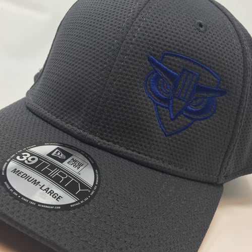 Image of TBL Shield Owl Fitted Hat - Charcoal/Blue