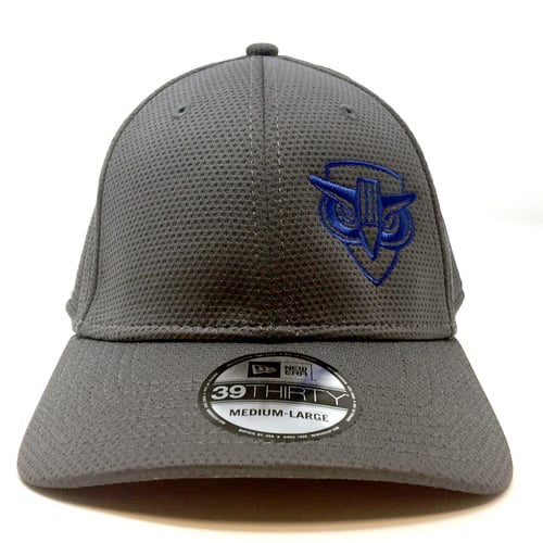 Image of TBL Shield Owl Fitted Hat - Charcoal/Blue