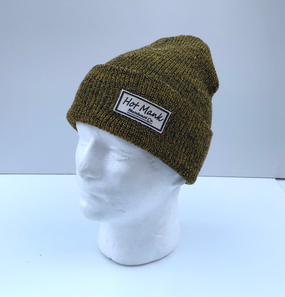 Image of Hot Mank Box Logo Beanie - Yellow