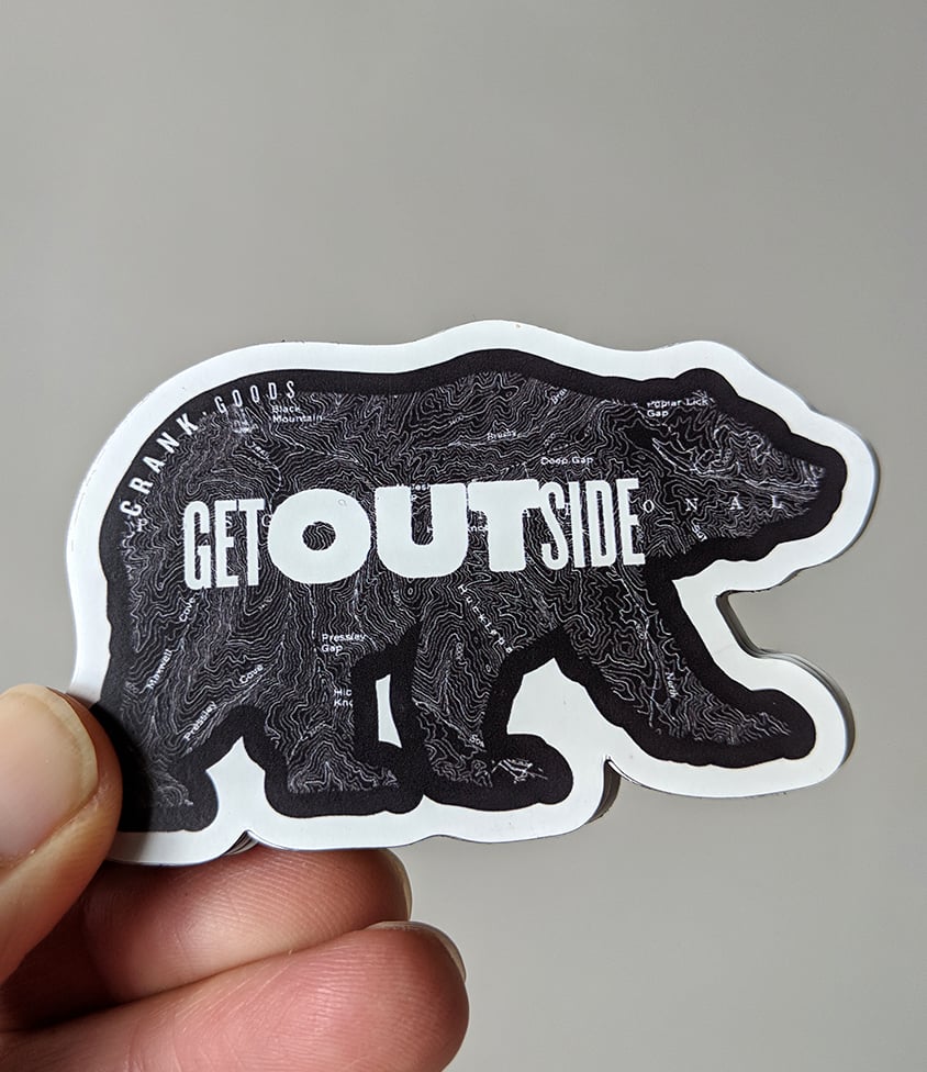 "Get Outside, Bear!" Magnet
