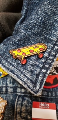 Image 1 of SKATE OR PIE PIN