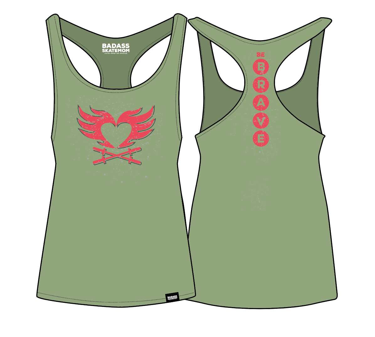 Image of Be Brave Heart Tank