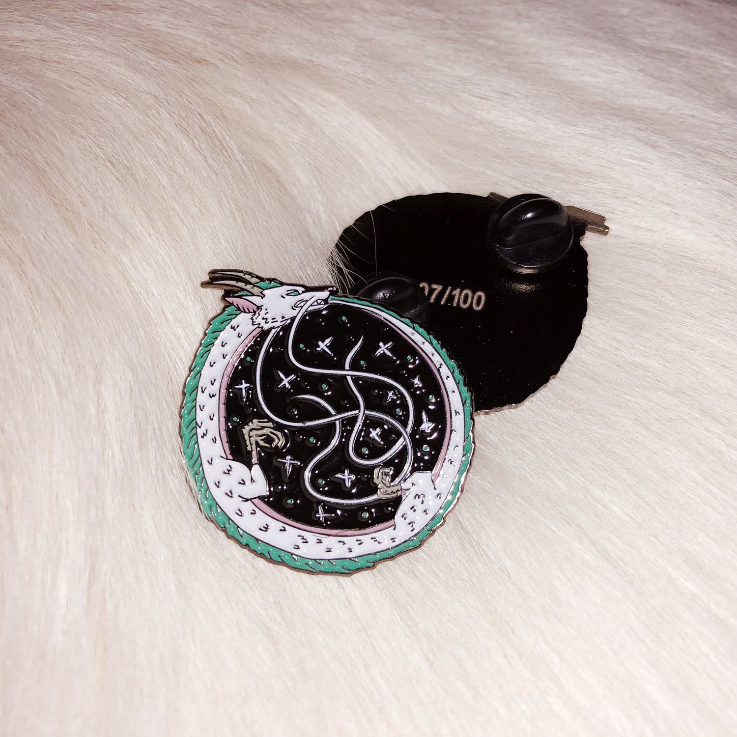 Image of Haku Ouroboros Pin