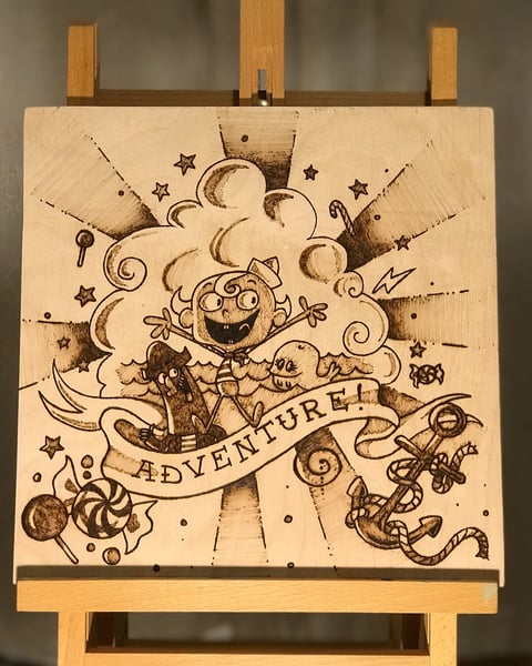 Image of Flapjack Adventure! Wood Burn