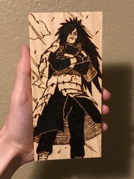 Image of Madara Uchiha Wood Burn
