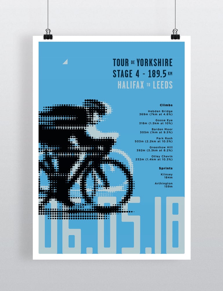 Image of Tour De Yorkshire Poster - Stage 4