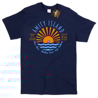 Image 1 of Amity Island USA T-shirt - Inspired by Jaws