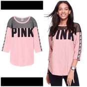 Image of Victoria’s Secret PINK Mesh Boyfriend Jersey