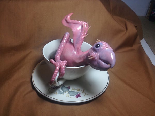 Image of Tea Cup Treasure Series Baby Parrot