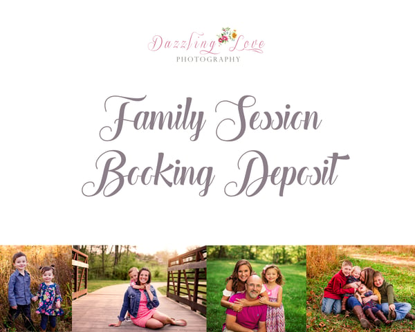 Image of Family Session Booking Deposit
